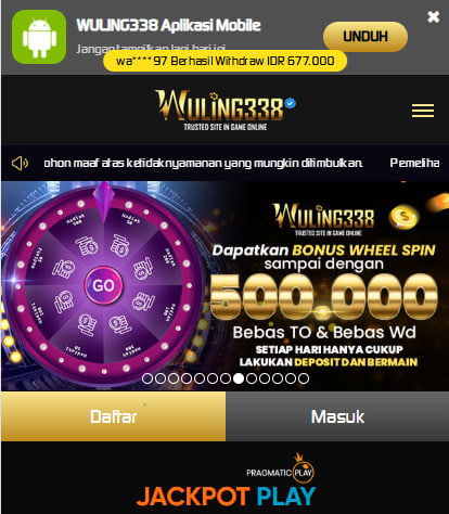 WULING338 >> TEMUKAN KESENANGAN HANYA DENGAN BERMAIN GAME SLOT ONLINE  image 1